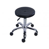 Antistatic Leather Stool, Black